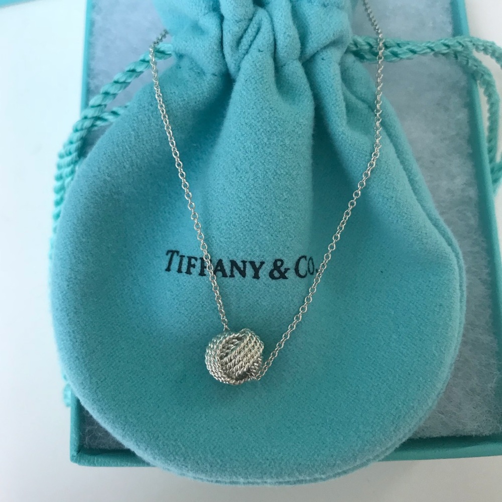 Tiffany Twist Knot Pendant NEW